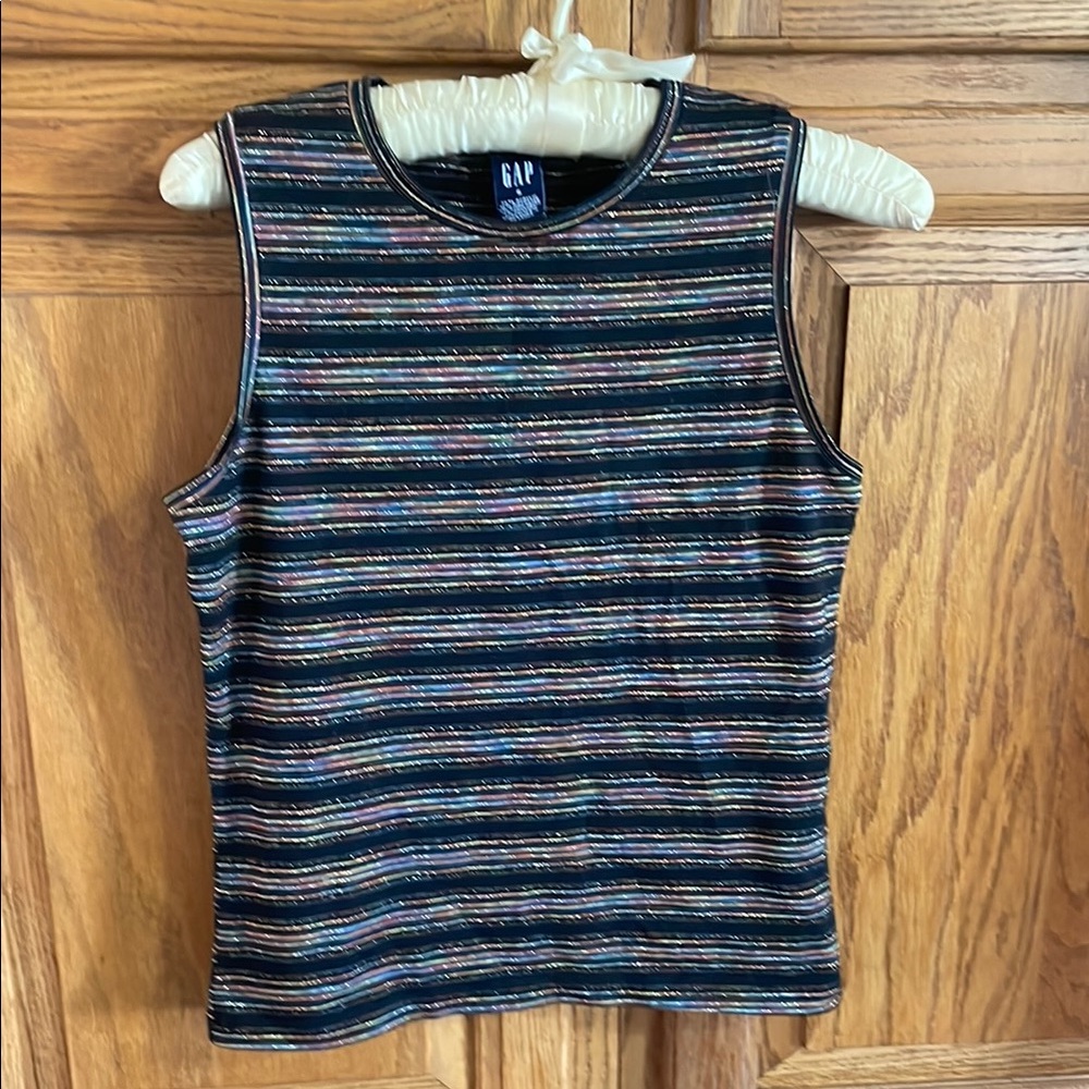 GAP Striped Sleeveless Top